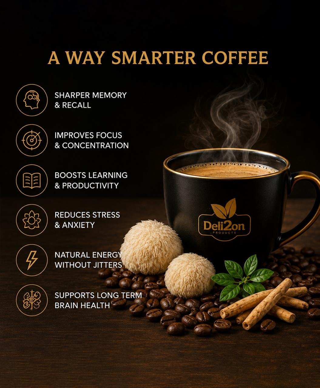 Lion's Mane Mushroom Coffee - Image 4
